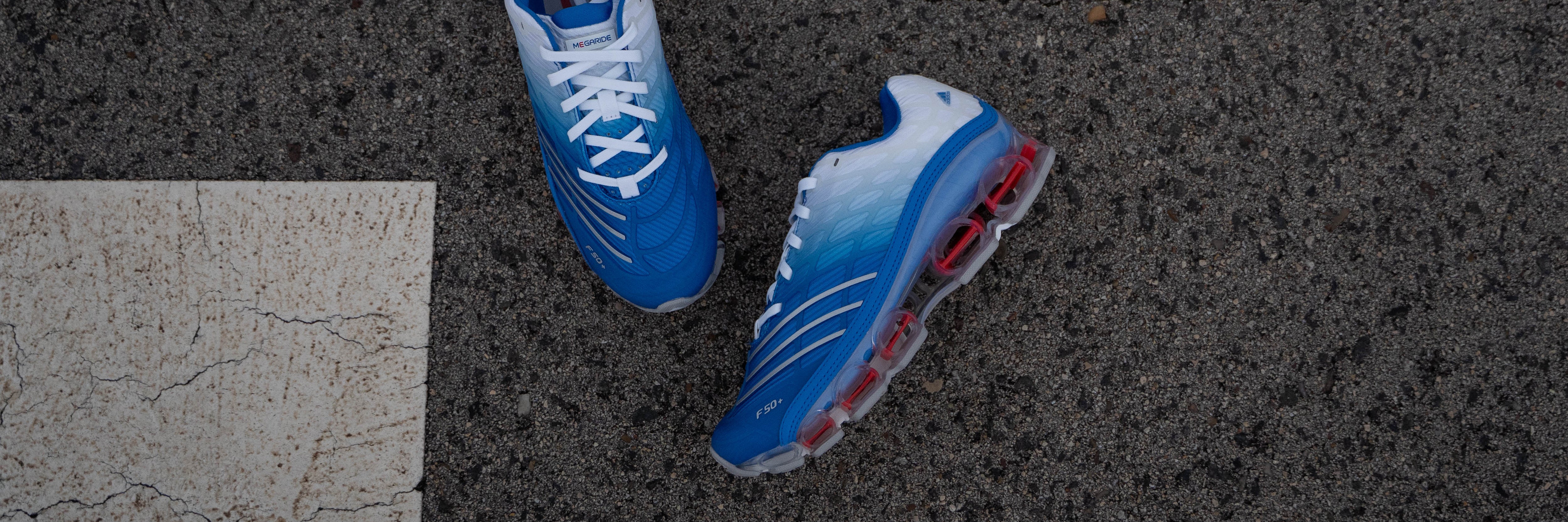 Adidas Megaride F50: Pitch-side archives meets industrial futurism