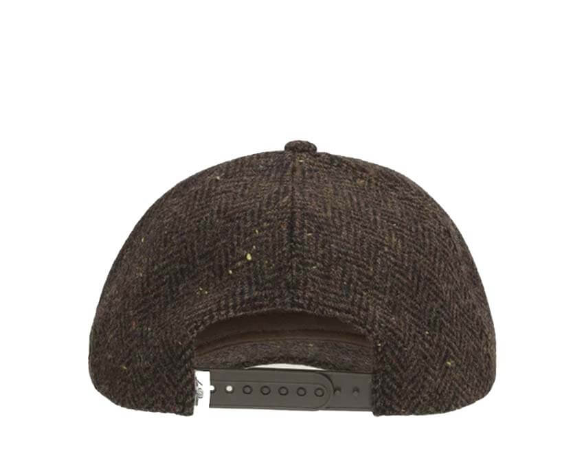 Les Deux Core Herringbone Baseball Cap "Molé Brown" - casquette homme - vue 4