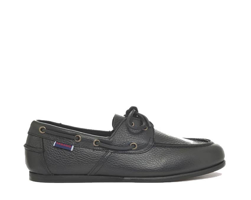 Sebago Owen Tumbled W "Black"