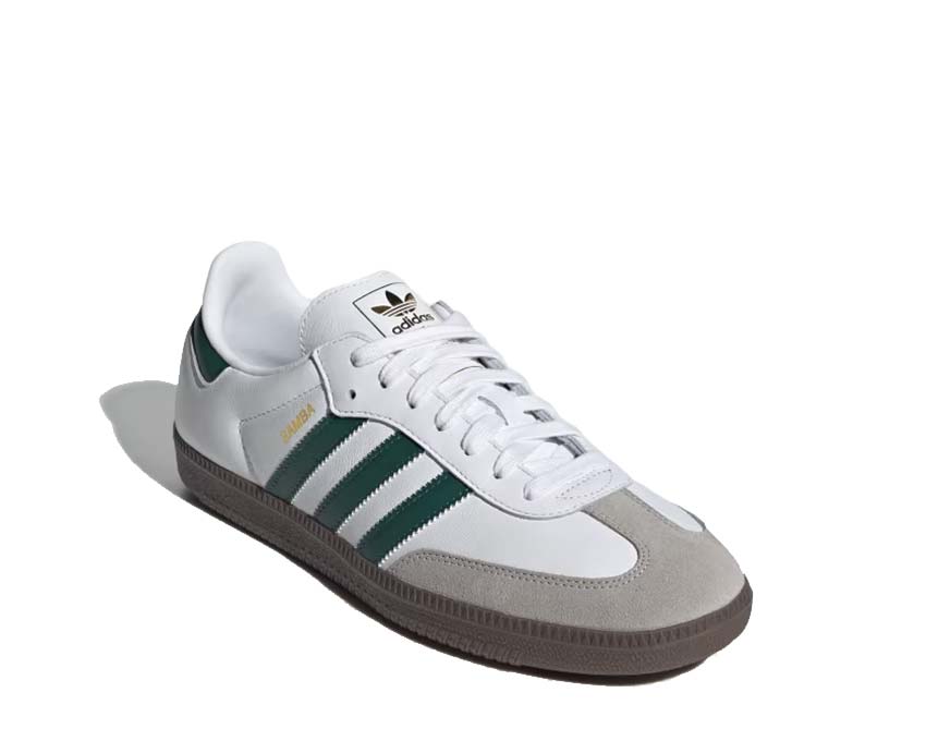 Adidas Samba OG Cloud White / Collegiate Green - Clear Granite JH8797
