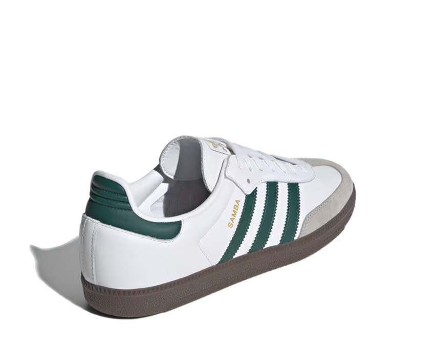 Adidas Samba OG Cloud White / Collegiate Green - Clear Granite JH8797