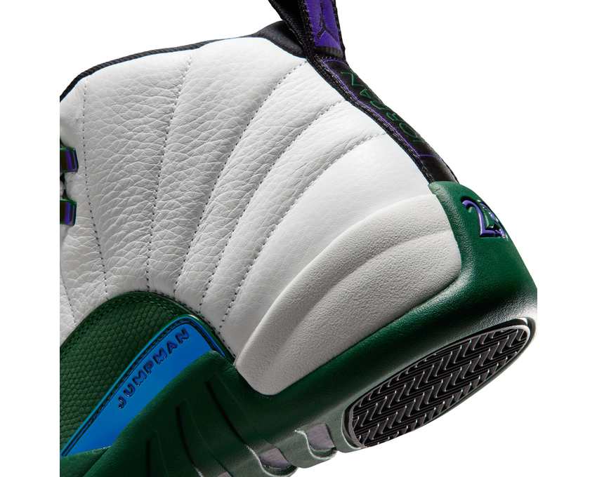 Air Jordan 12 "Bucks" - sneakers homme - détail talon