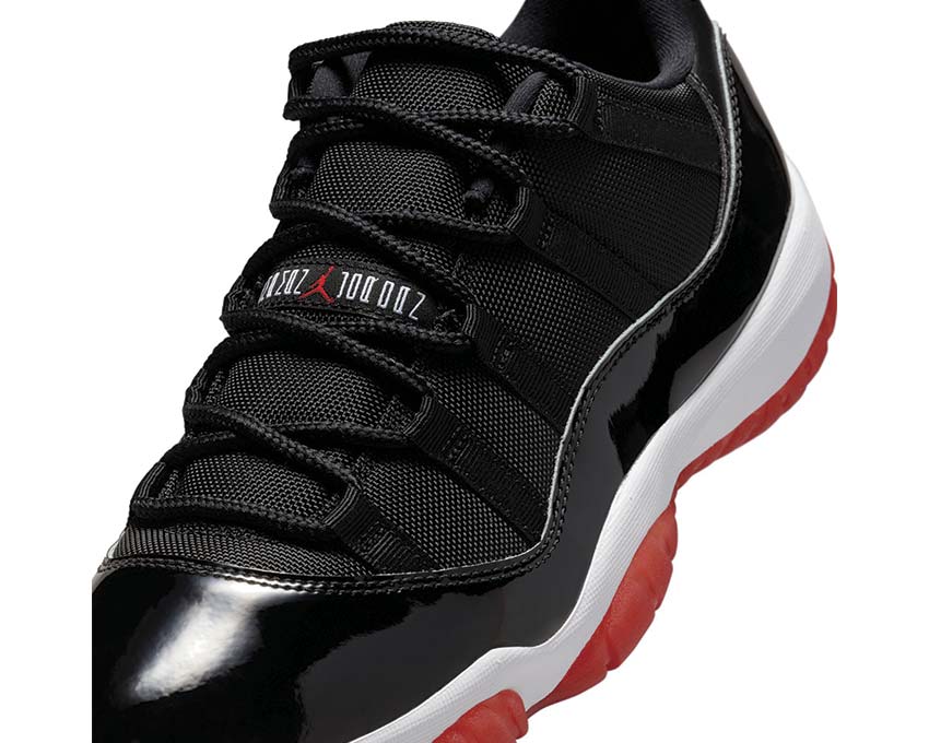 Air Jordan 11 Retro Low "Bred" Black / Varsity Red - White FV5104-006
