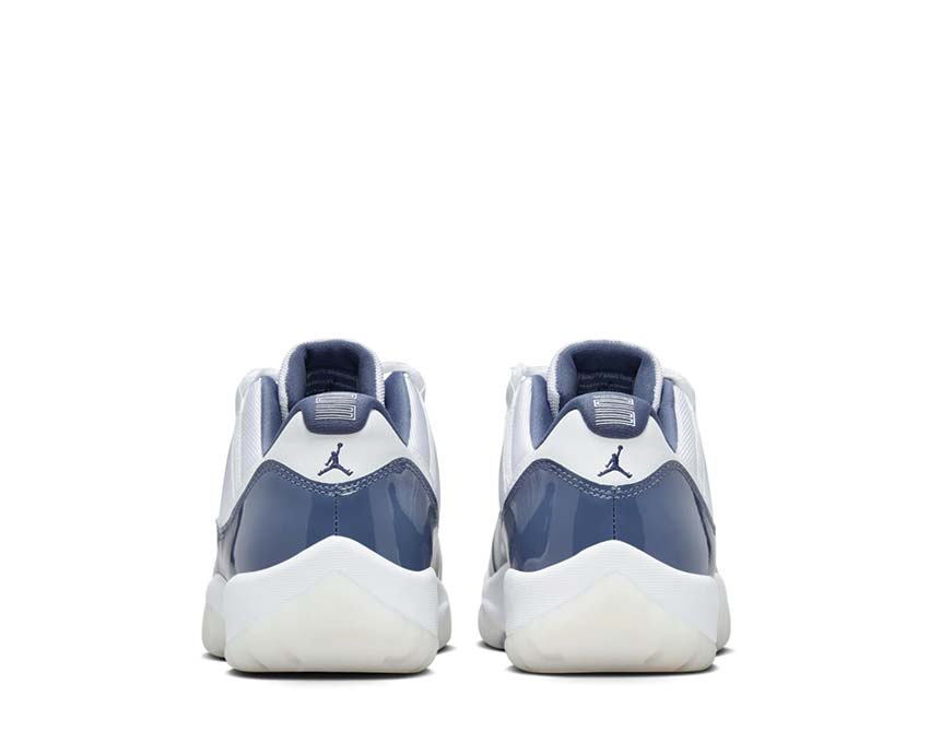 Air Jordan 11 Retro Low White / Midnight Navy - Diffused Blue FV5104-104