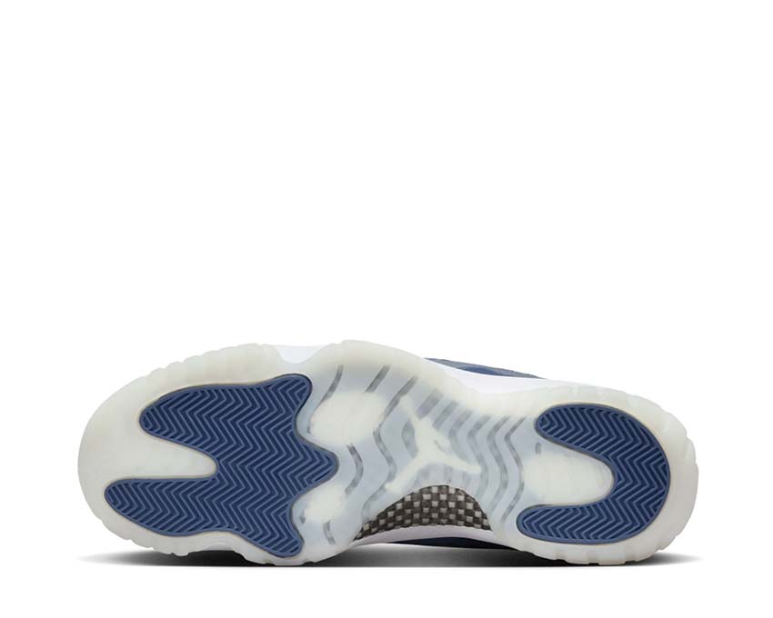 Air Jordan 11 Retro Low White / Midnight Navy - Diffused Blue FV5104-104