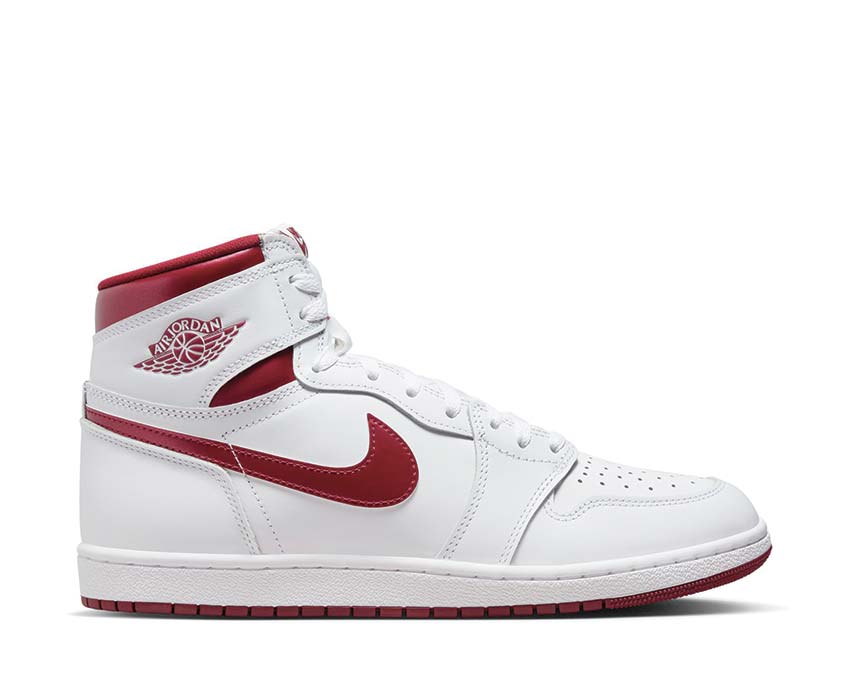 Air Jordan 1 High '85 "Metallic Burgundy" White / Team Red - White BQ4422-161