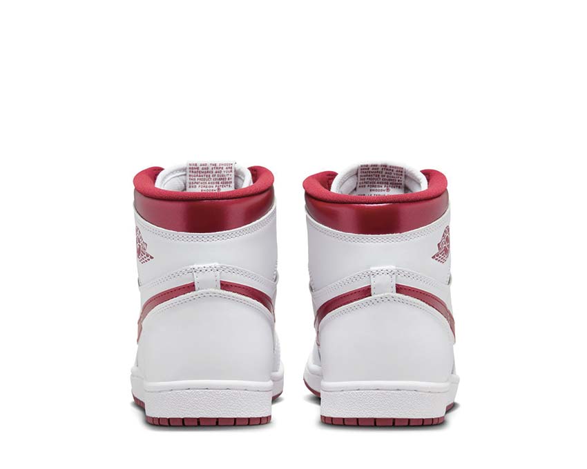 Air Jordan 1 High '85 "Metallic Burgundy" White / Team Red - White BQ4422-161