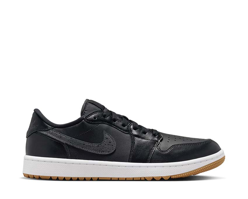 Air Jordan 1 Low G Black / Anthracite - Gum Med Brown - White DD9315-005