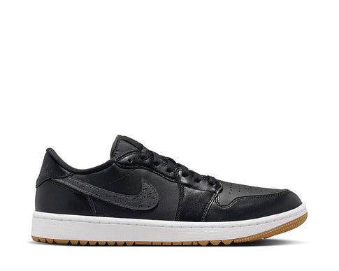 Air Jordan 1 Low G Black / Anthracite - Gum Med Brown - White DD9315-005