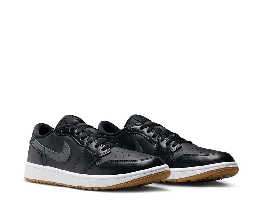 Air Jordan 1 Low G Black / Anthracite - Gum Med Brown - White DD9315-005