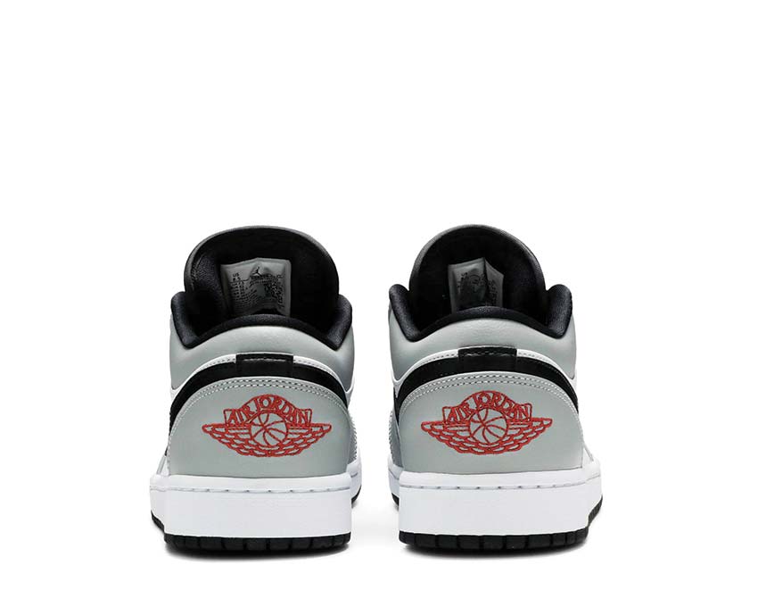Air Jordan 1 Low LT Smoke Grey / Gym Red - White 553558-030