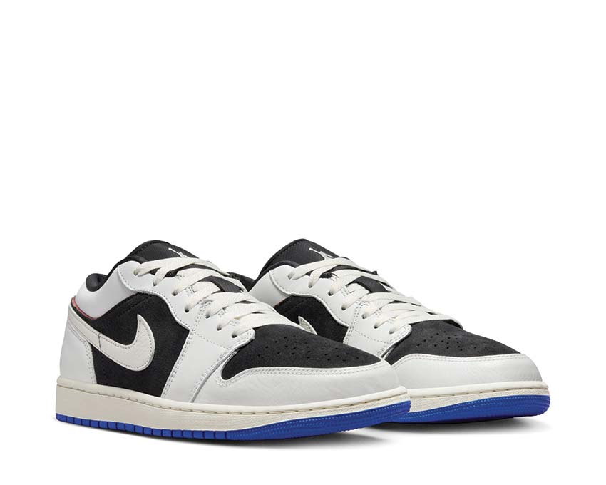 Air Jordan 1 Low Quai 54 Off Noir / Sail - Summit White - Burnt Sunrise HQ0764-001
