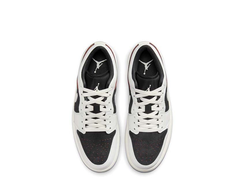 Air Jordan 1 Low Quai 54 Off Noir / Sail - Summit White - Burnt Sunrise HQ0764-001