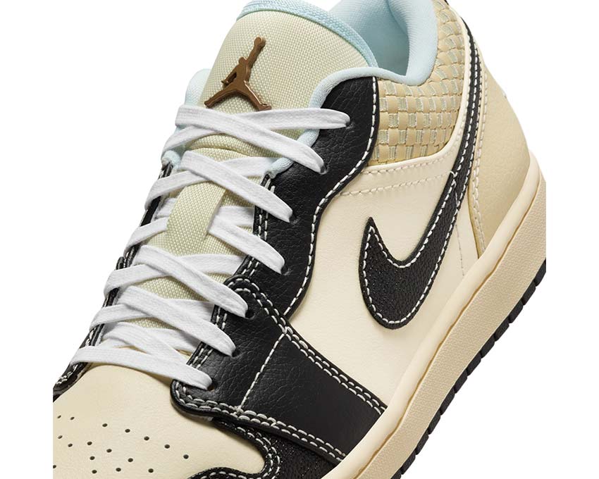 Air Jordan 1 Low SE Coconut Milk / Black - Muslin - Team Gold HQ3437-101