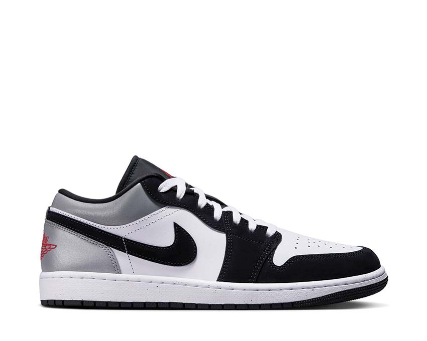 Air Jordan 1 Low SE White / Fire Red - Black - Matte Silver HF3148-106