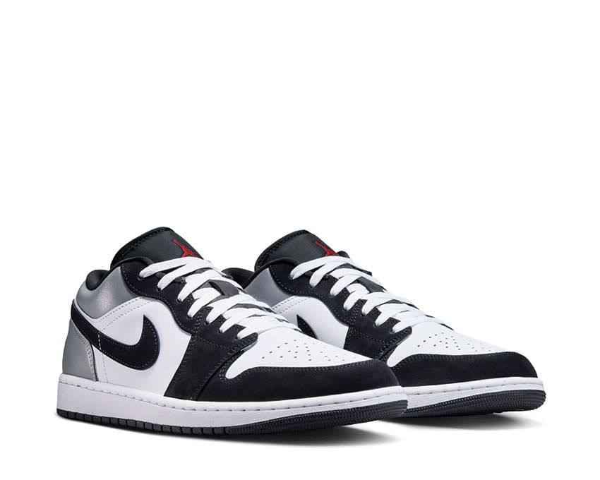 Air Jordan 1 Low SE White / Fire Red - Black - Matte Silver HF3148-106