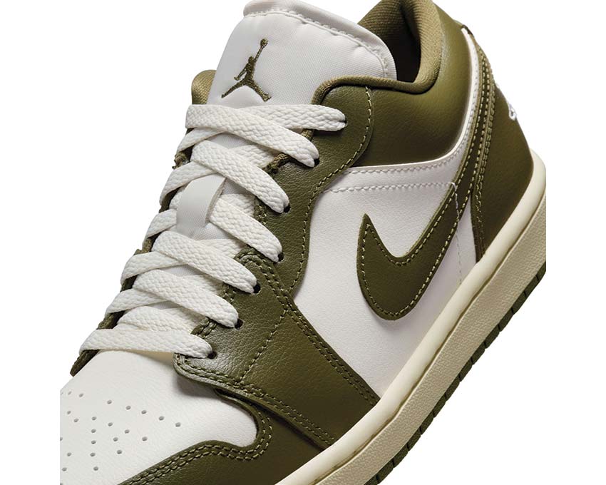 Air Jordan 1 Low W Sail / Medium Olive - Coconut Milk DC0774-122