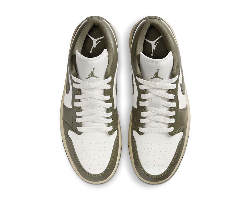 Air Jordan 1 Low W Sail / Medium Olive - Coconut Milk DC0774-122