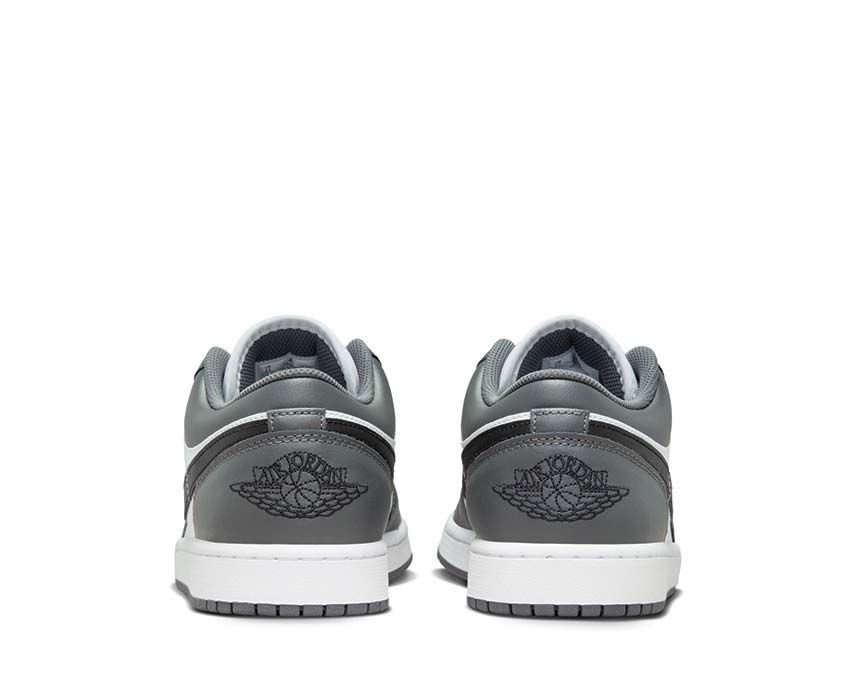 Air Jordan 1 Low White / Black - Iron Grey 553558-152