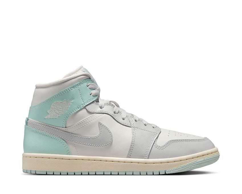 Air Jordan 1 Mid W Sail / Neutral Grey - Igloo - Coconut Milk BQ6472-134