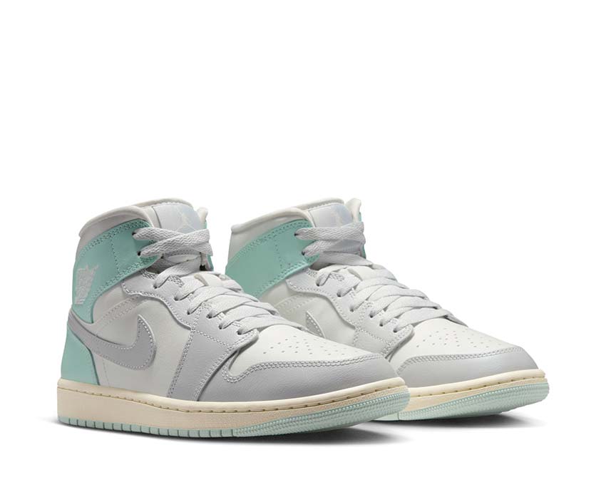 Air Jordan 1 Mid W Sail / Neutral Grey - Igloo - Coconut Milk BQ6472-134