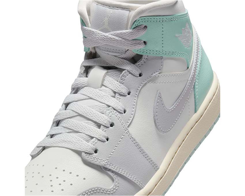 Air Jordan 1 Mid W Sail / Neutral Grey - Igloo - Coconut Milk BQ6472-134