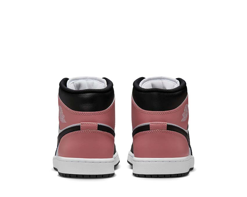 Air Jordan 1 Mid  White / Black - Rust Pink DQ8426-100