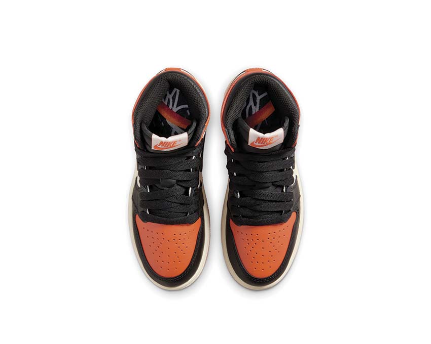 Air Jordan 1 Retro High OG PS  Black / Black - Sail - Starfish FD1412-008