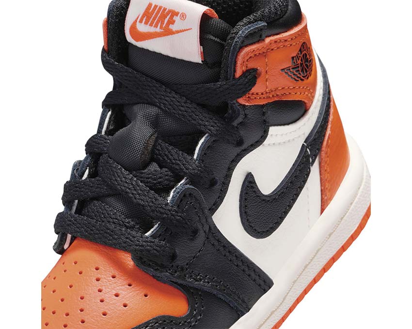 Air Jordan 1 Retro High OG TD Black / Black - Sail - Starfish FD1413-008