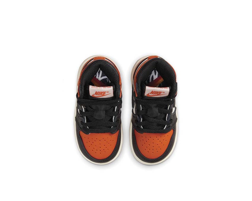 Air Jordan 1 Retro High OG TD Black / Black - Sail - Starfish FD1413-008