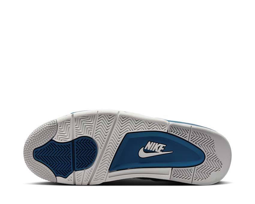 Air Jordan 4 Retro Off White / Military Blue - Neutral Grey FV5029-141