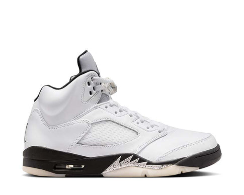 Air Jordan 5 Retro White / Black - Sail - Metallic Silver DD0587-110