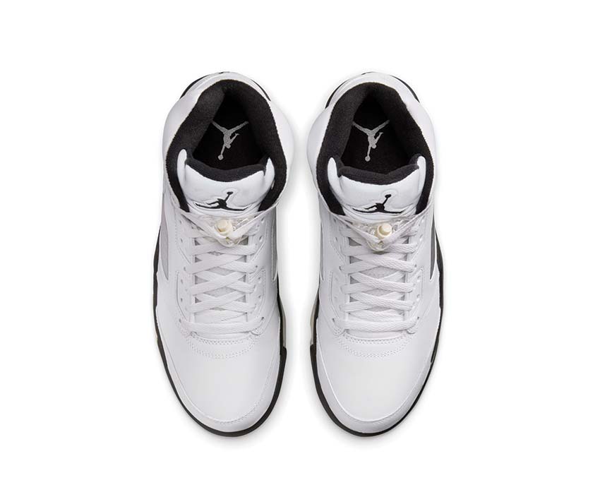 Air Jordan 5 Retro White / Black - Sail - Metallic Silver DD0587-110