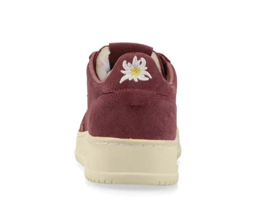 Autry Medalist Low Burgundy / Beige AULMUW01
