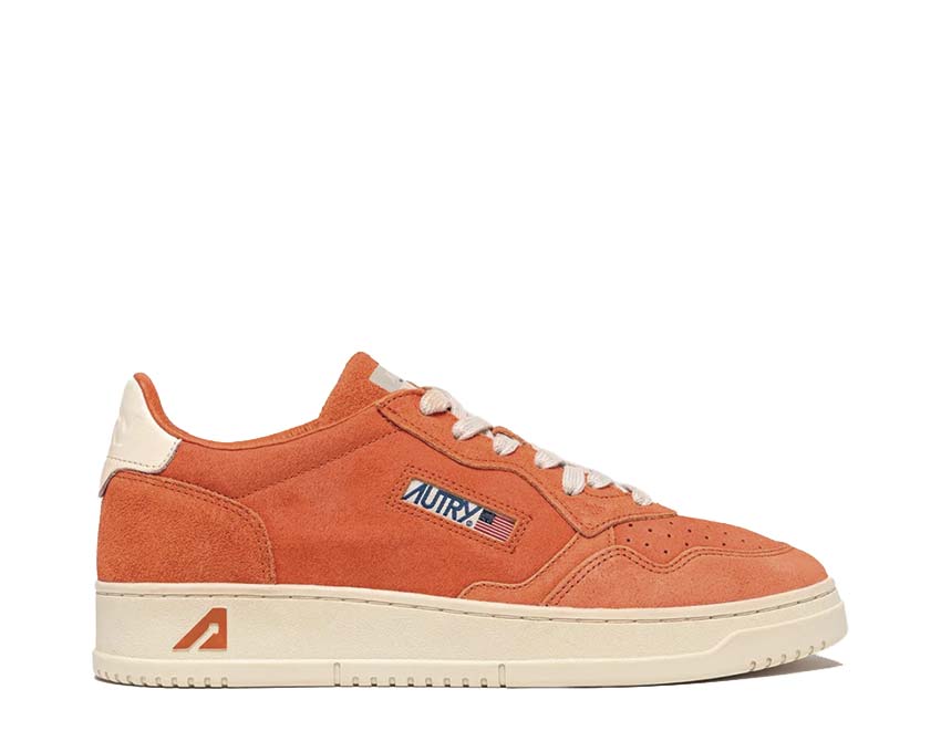 Autry Medalist Low Fanta / Off White Suede AULMUH05