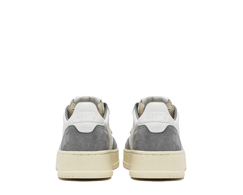 Autry Medalist Low  Goat / Suede - Wht Grey AULMGS37