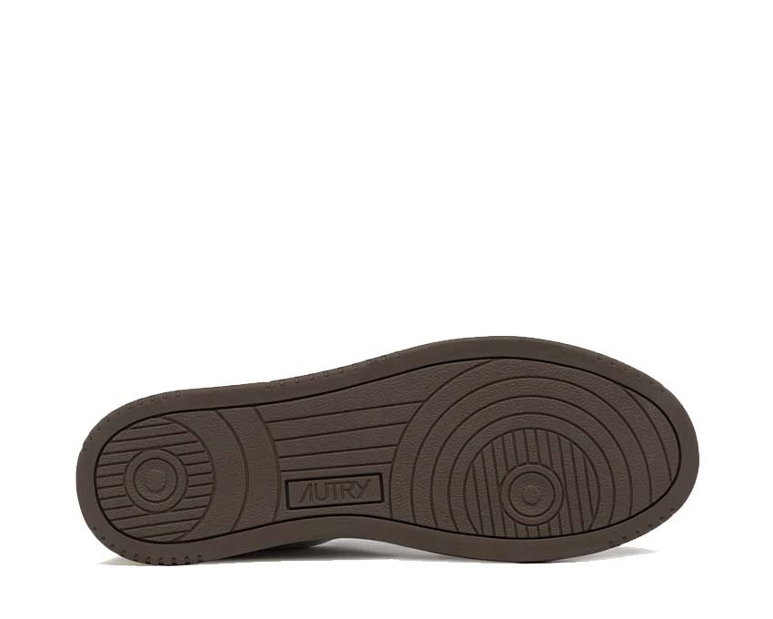 Autry Medalist Low Leat / Leat White - Chestnut AULMWB46