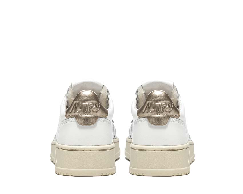 Autry Medalist Low Leat / White - Gold AULWLL06