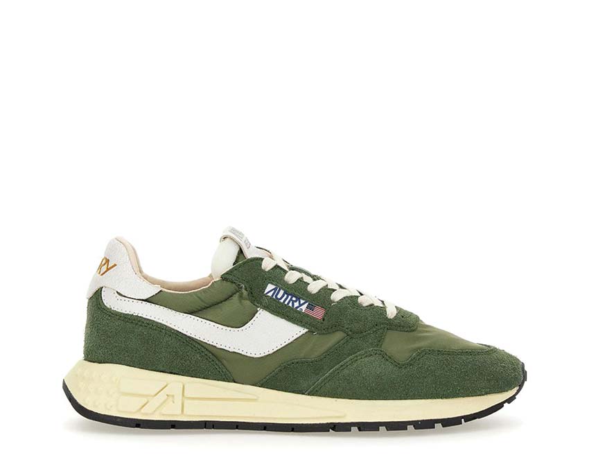 Autry Reelwind Low Nylon / Crack White / Mil WWLMNC16