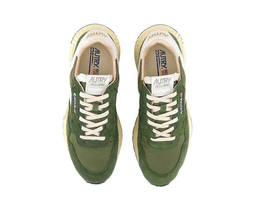 Autry Reelwind Low Nylon / Crack White / Mil WWLMNC16