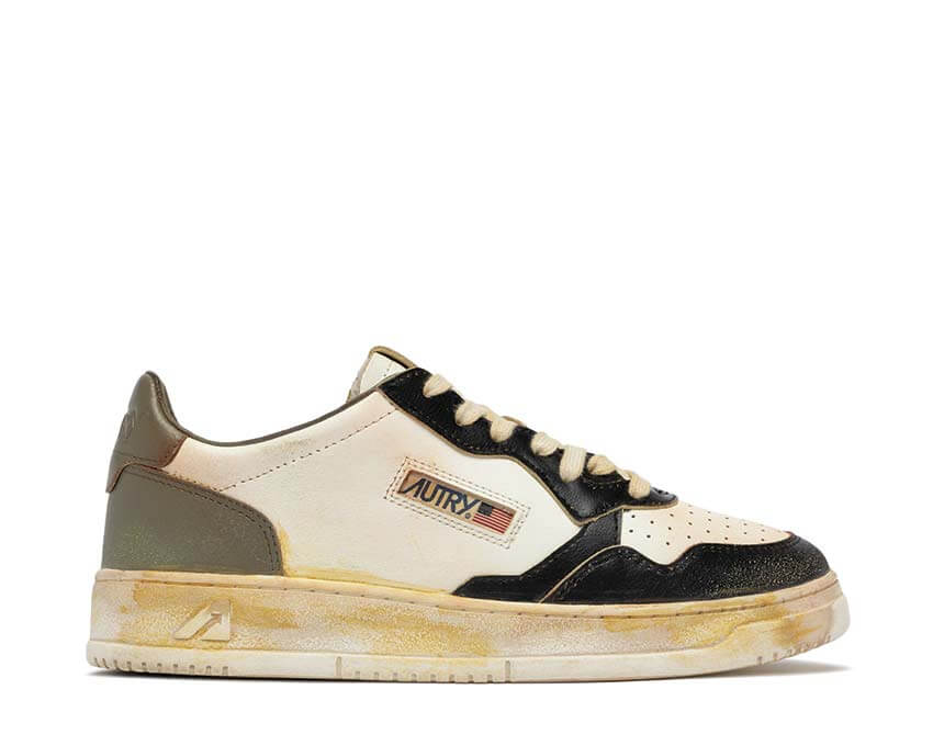 Autry Super Vintage Low Vintage Leather Men | NOIRFONCE