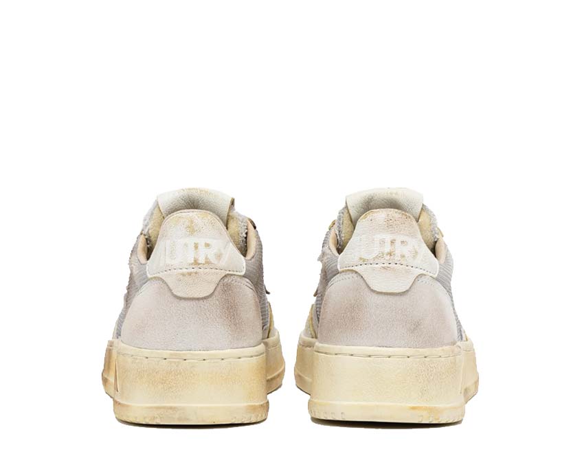 Autry Super Vintage Low Dragon / oat Grey - White AVLMDA03