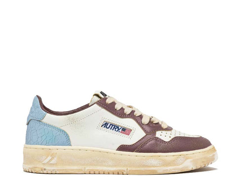 Autry Super Vintage Low Leat / Leat Wht- Cel Rtup AVLMSV47