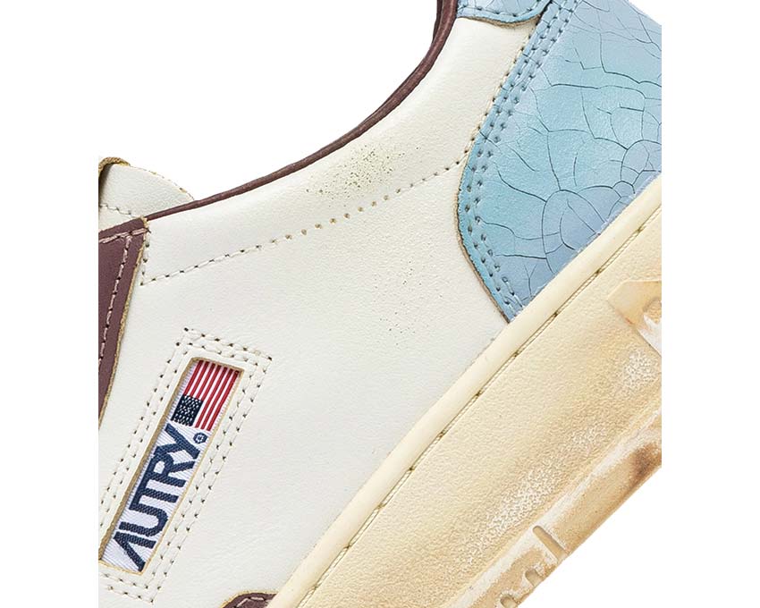 Autry Super Vintage Low Leat / Leat Wht- Cel Rtup AVLMSV47