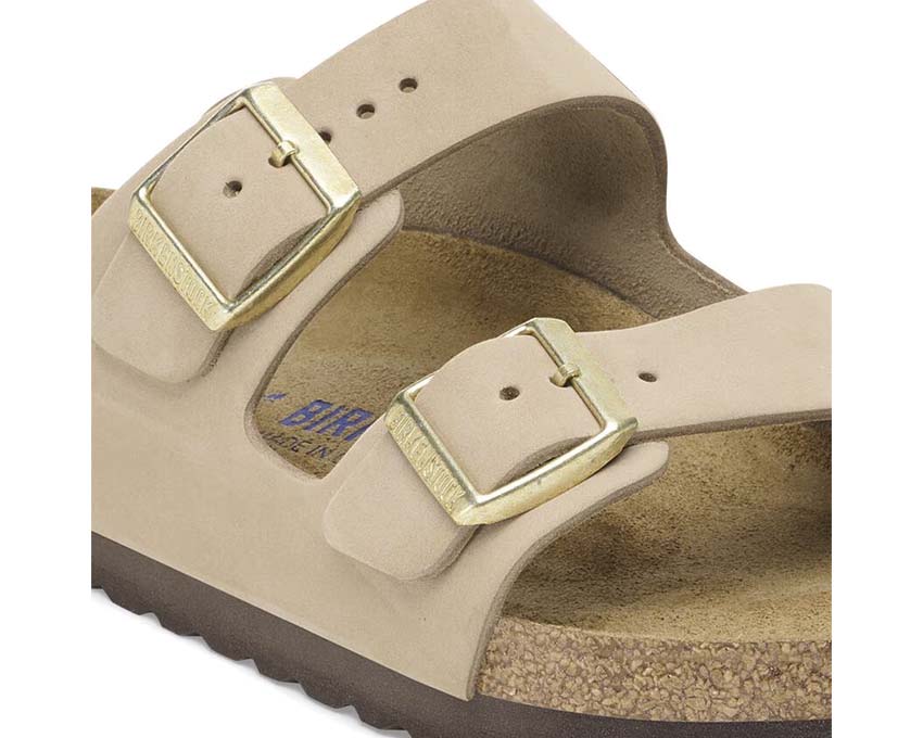 Birkenstock Arizona Soft Footbed Nubuck Sandcastle 1019016
