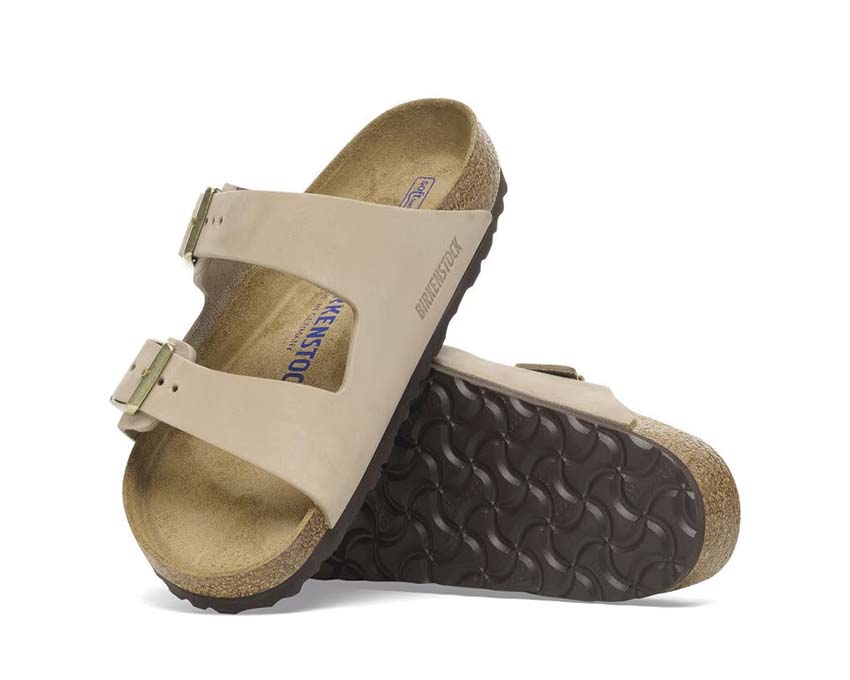Birkenstock Arizona Soft Footbed Nubuck Sandcastle 1019016