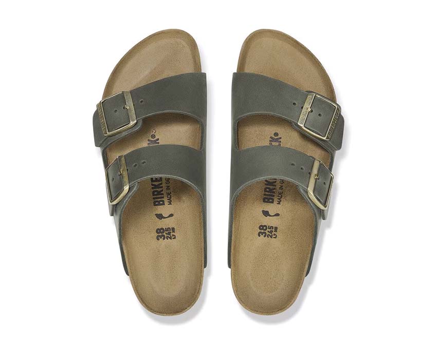 Birkenstock Arizona Waxy Leather Thyme 1028030