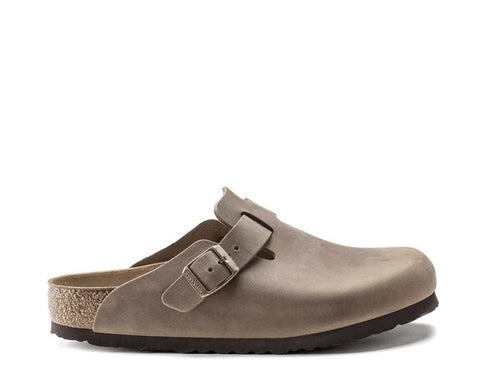 Birkenstock Boston Suede Natural Leather Oiled - Tabacco Brown 0960811