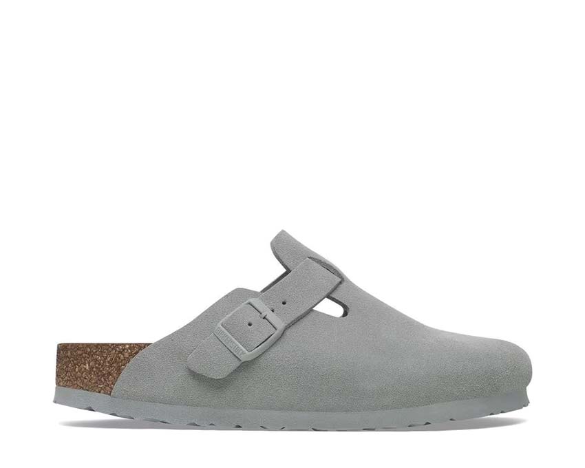 Acheter Birkenstock Boston Suede Pure Sage 1029214 - NOIRFONCE