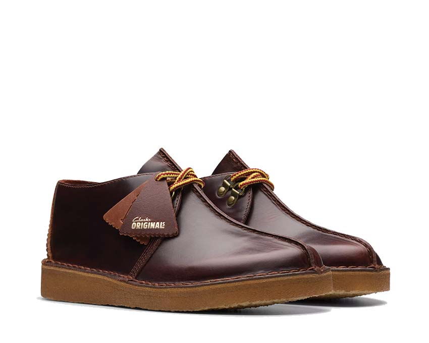 Clarks Desert Trek Hiker Burgundy Leather 26178208 7 090